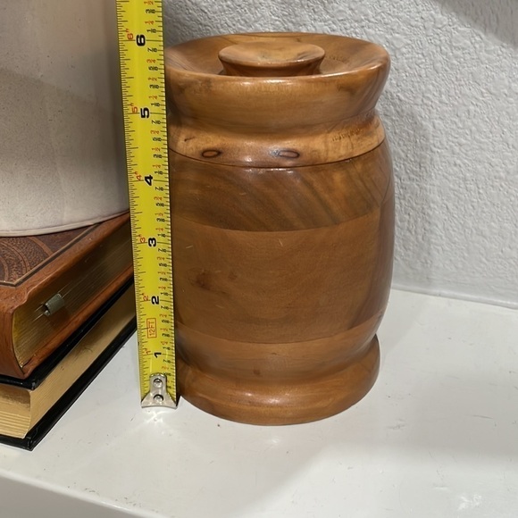 MID Century Tobacco Salt box - Picture 2 of 5